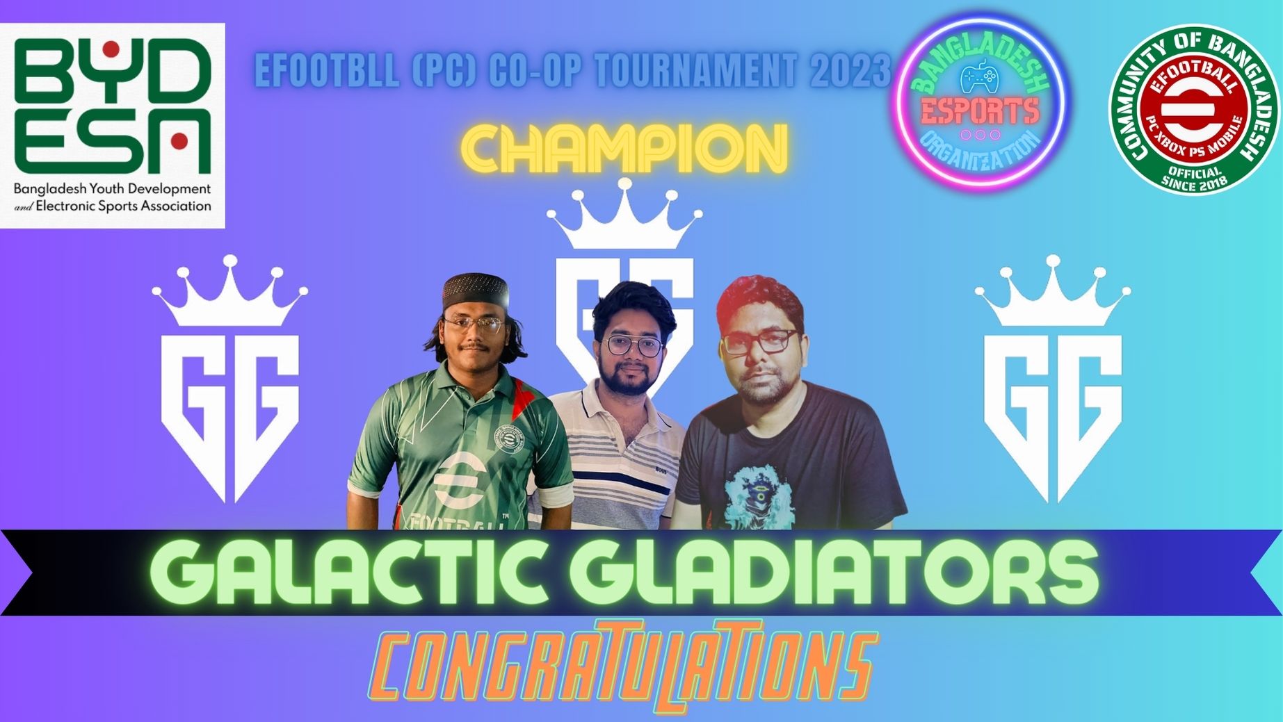 eFootball (PC) Co-Op Tournament 2023 Champion
